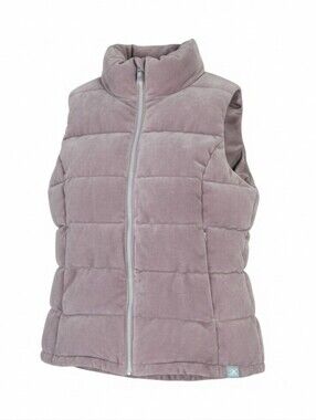 ZeroXposur | ultra-soft short plush puffer full zip vest - size small